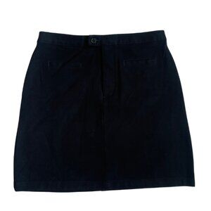 vintage gap black mini skirt size 4 (small)